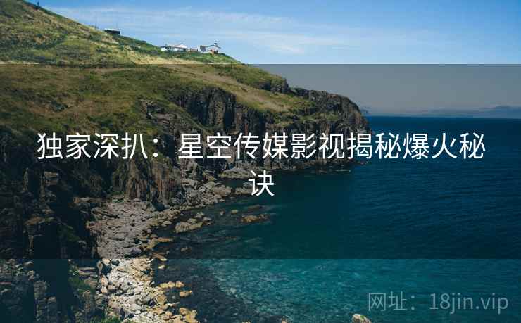独家深扒：星空传媒影视揭秘爆火秘诀