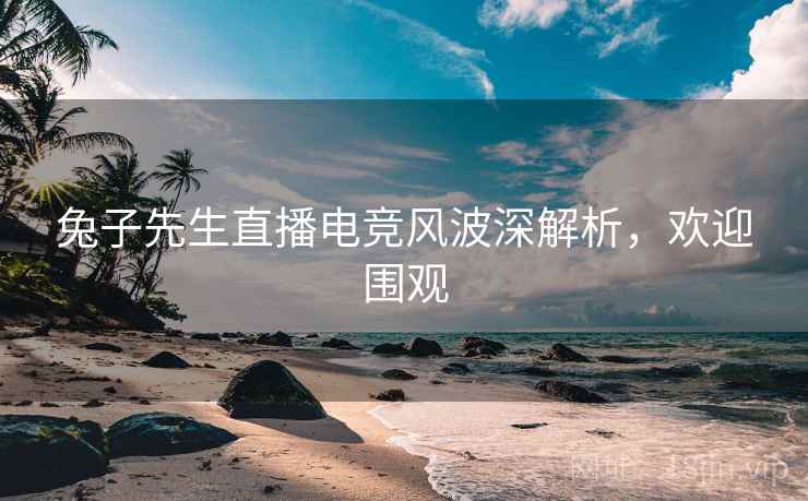 兔子先生直播电竞风波深解析，欢迎围观