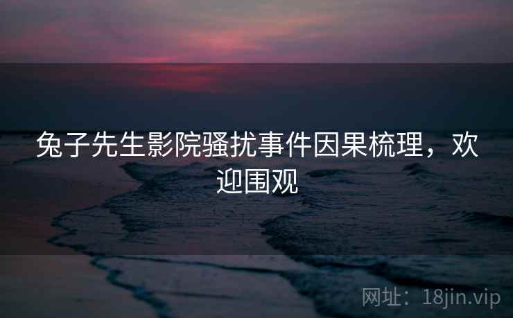 兔子先生影院骚扰事件因果梳理，欢迎围观