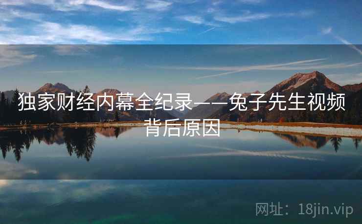 独家财经内幕全纪录——兔子先生视频背后原因