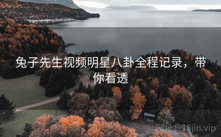 兔子先生视频明星八卦全程记录，带你看透